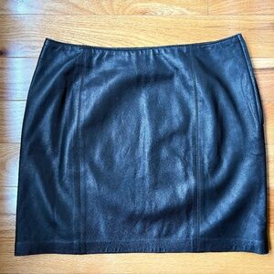 Danier Italian Leather Mini Skirt